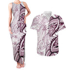 Sea Eagles Couples Matching Tank Maxi Dress and Hawaiian Shirt Polynesian Tribal Tattoo Pacific Sport Art
