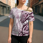 Sea Eagles Cross Shoulder Shirt Polynesian Tribal Tattoo Pacific Sport Art