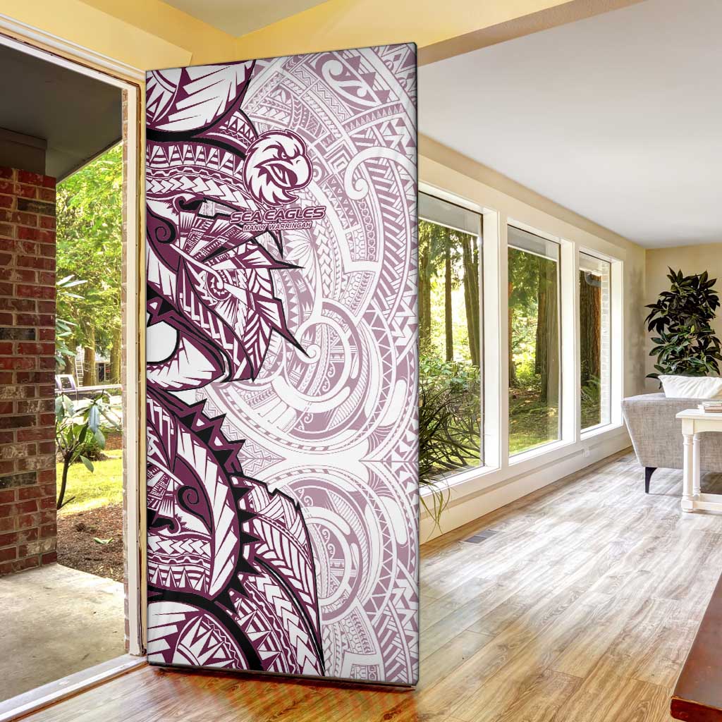 Sea Eagles Door Cover Polynesian Tribal Tattoo Pacific Sport Art