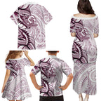 Sea Eagles Family Matching Puletasi and Hawaiian Shirt Polynesian Tribal Tattoo Pacific Sport Art
