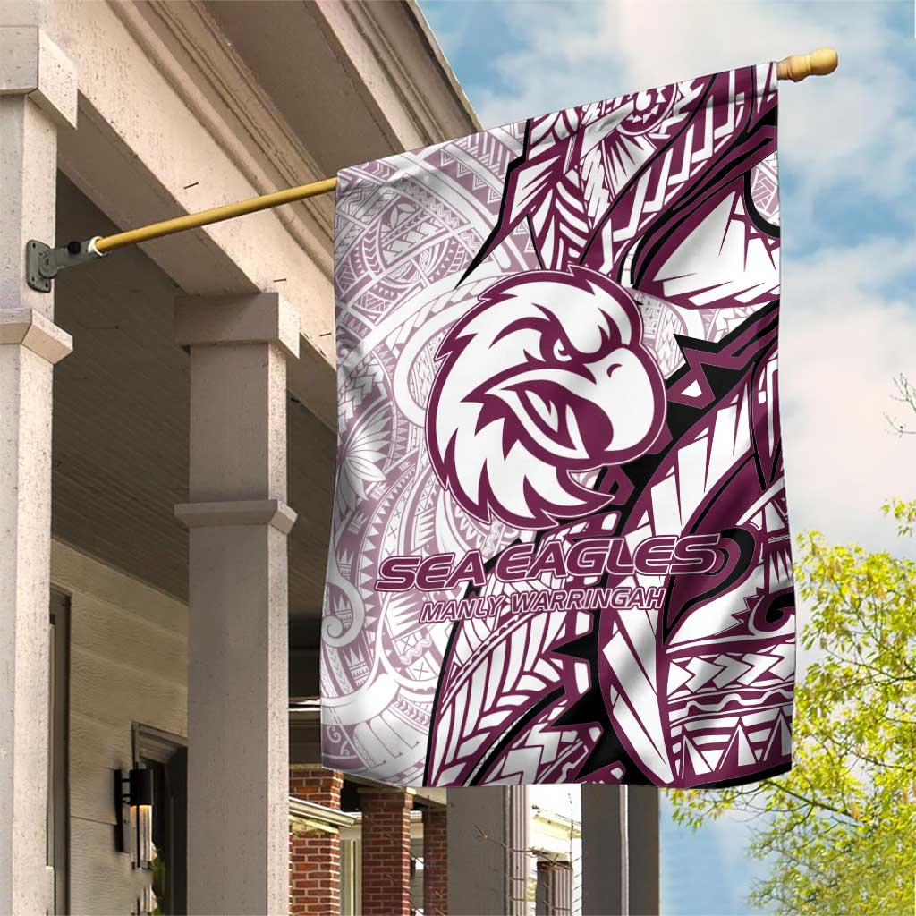 Sea Eagles Garden Flag Polynesian Tribal Tattoo Pacific Sport Art
