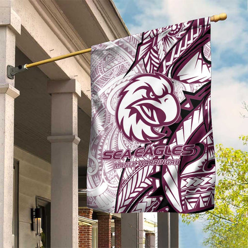 Sea Eagles Garden Flag Polynesian Tribal Tattoo Pacific Sport Art