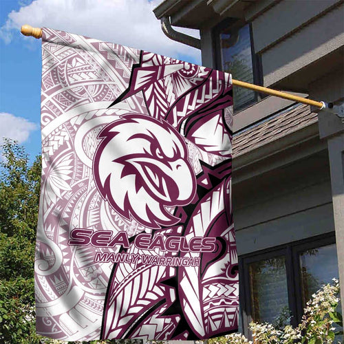 Sea Eagles Garden Flag Polynesian Tribal Tattoo Pacific Sport Art