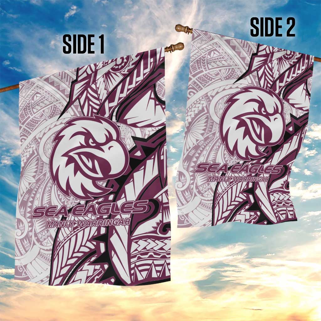 Sea Eagles Garden Flag Polynesian Tribal Tattoo Pacific Sport Art