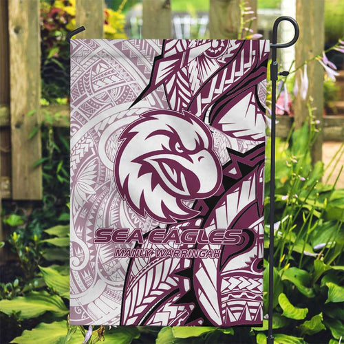 Sea Eagles Garden Flag Polynesian Tribal Tattoo Pacific Sport Art