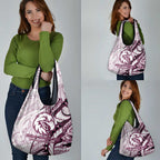 Sea Eagles Grocery Bag Polynesian Tribal Tattoo Pacific Sport Art