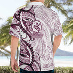 Sea Eagles Hawaiian Shirt Polynesian Tribal Tattoo Pacific Sport Art