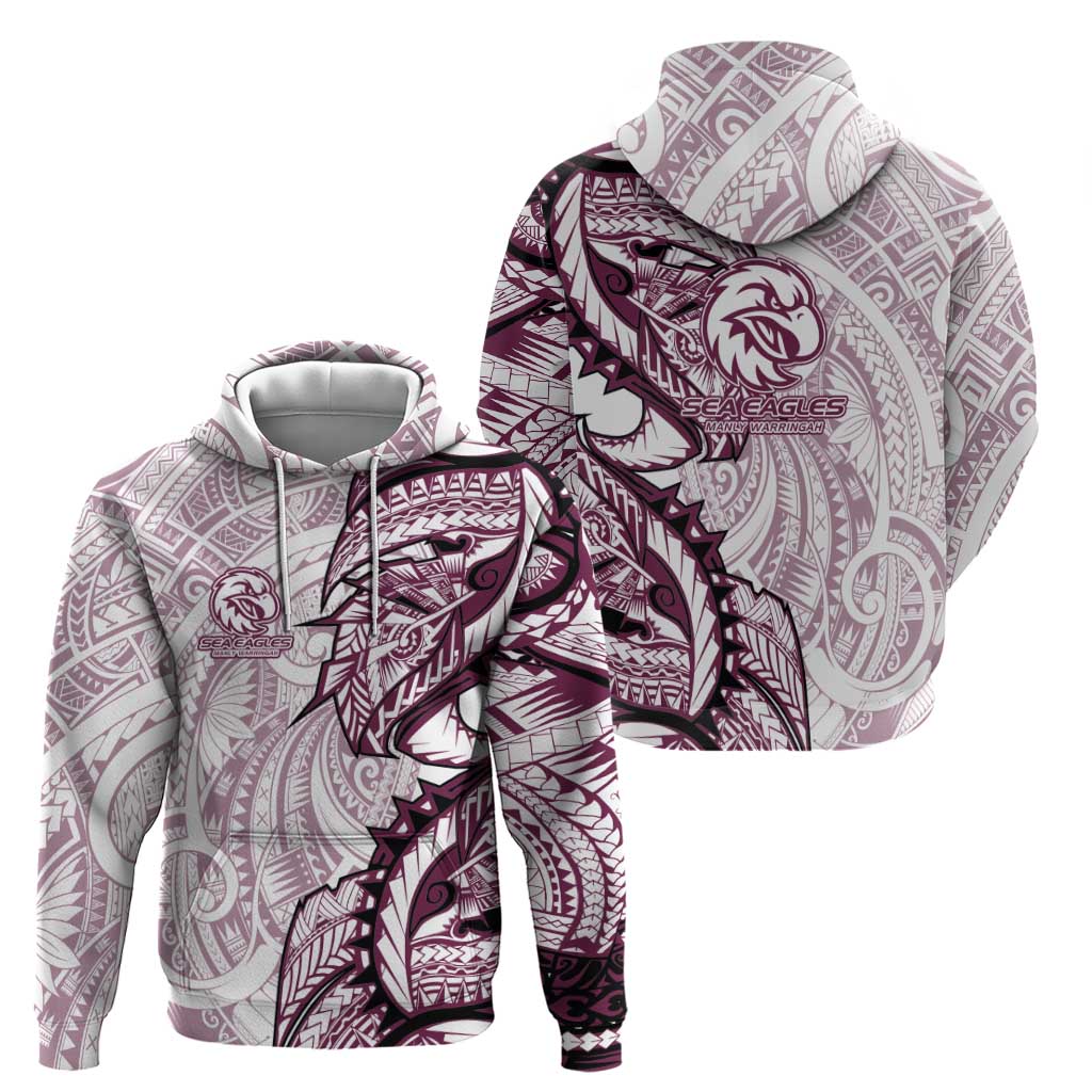 Sea Eagles Hoodie Polynesian Tribal Tattoo Pacific Sport Art