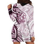 Sea Eagles Hoodie Dress Polynesian Tribal Tattoo Pacific Sport Art