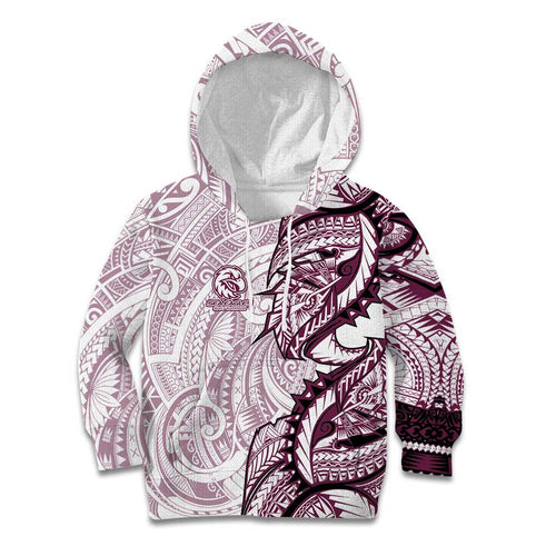 Sea Eagles Kid Hoodie Polynesian Tribal Tattoo Pacific Sport Art
