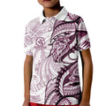 Sea Eagles Kid Polo Shirt Polynesian Tribal Tattoo Pacific Sport Art