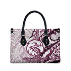 Sea Eagles Leather Bag Polynesian Tribal Tattoo Pacific Sport Art