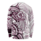 Sea Eagles Long Sleeve Shirt Polynesian Tribal Tattoo Pacific Sport Art