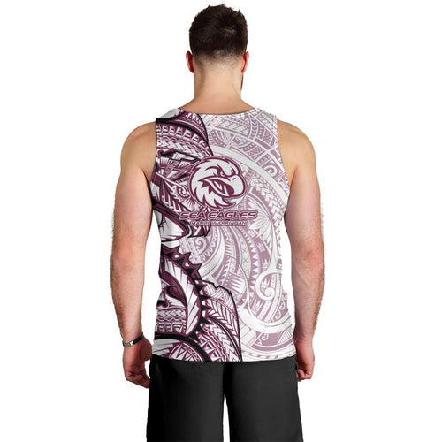 Sea Eagles Men Tank Top Polynesian Tribal Tattoo Pacific Sport Art