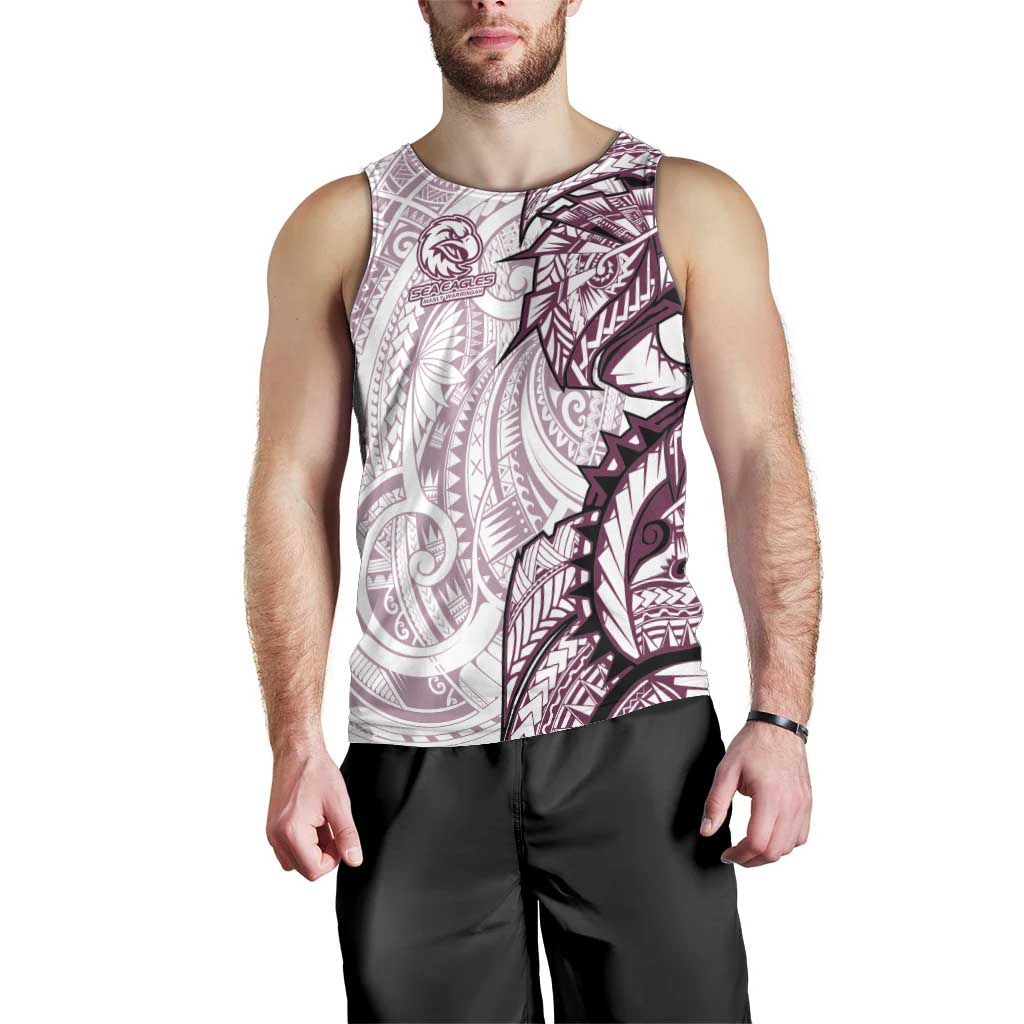 Sea Eagles Men Tank Top Polynesian Tribal Tattoo Pacific Sport Art