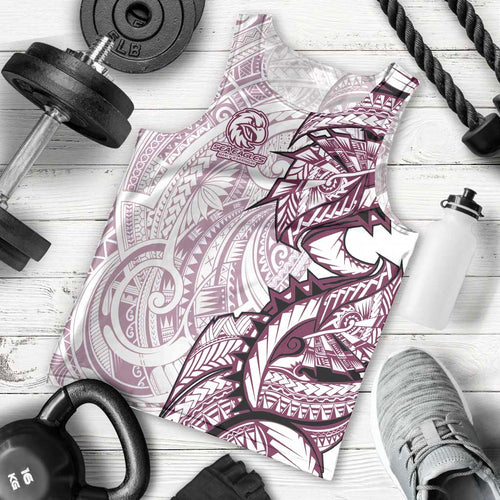 Sea Eagles Men Tank Top Polynesian Tribal Tattoo Pacific Sport Art
