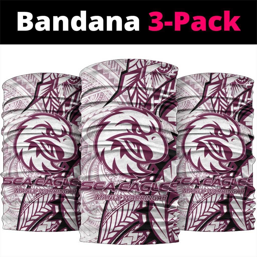 Sea Eagles Neck Gaiter Polynesian Tribal Tattoo Pacific Sport Art