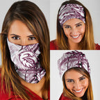 Sea Eagles Neck Gaiter Polynesian Tribal Tattoo Pacific Sport Art