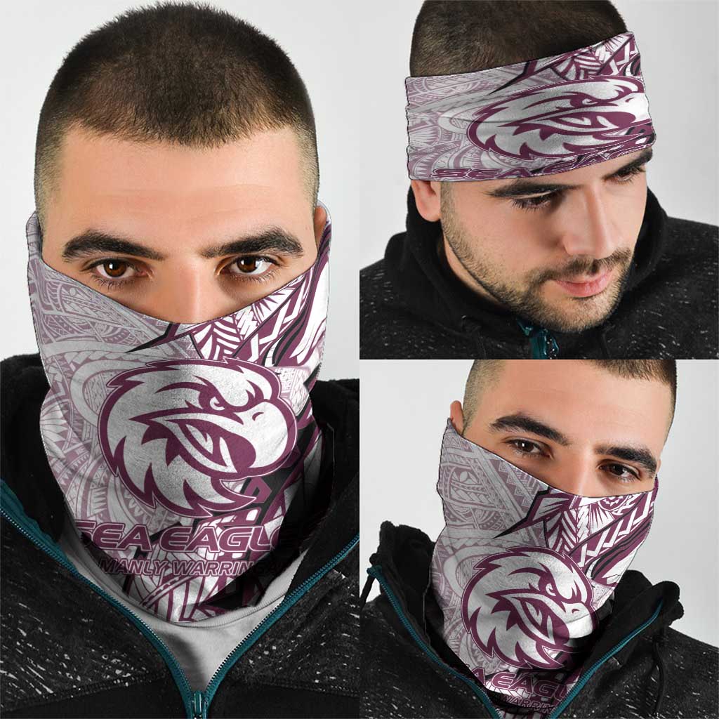 Sea Eagles Neck Gaiter Polynesian Tribal Tattoo Pacific Sport Art