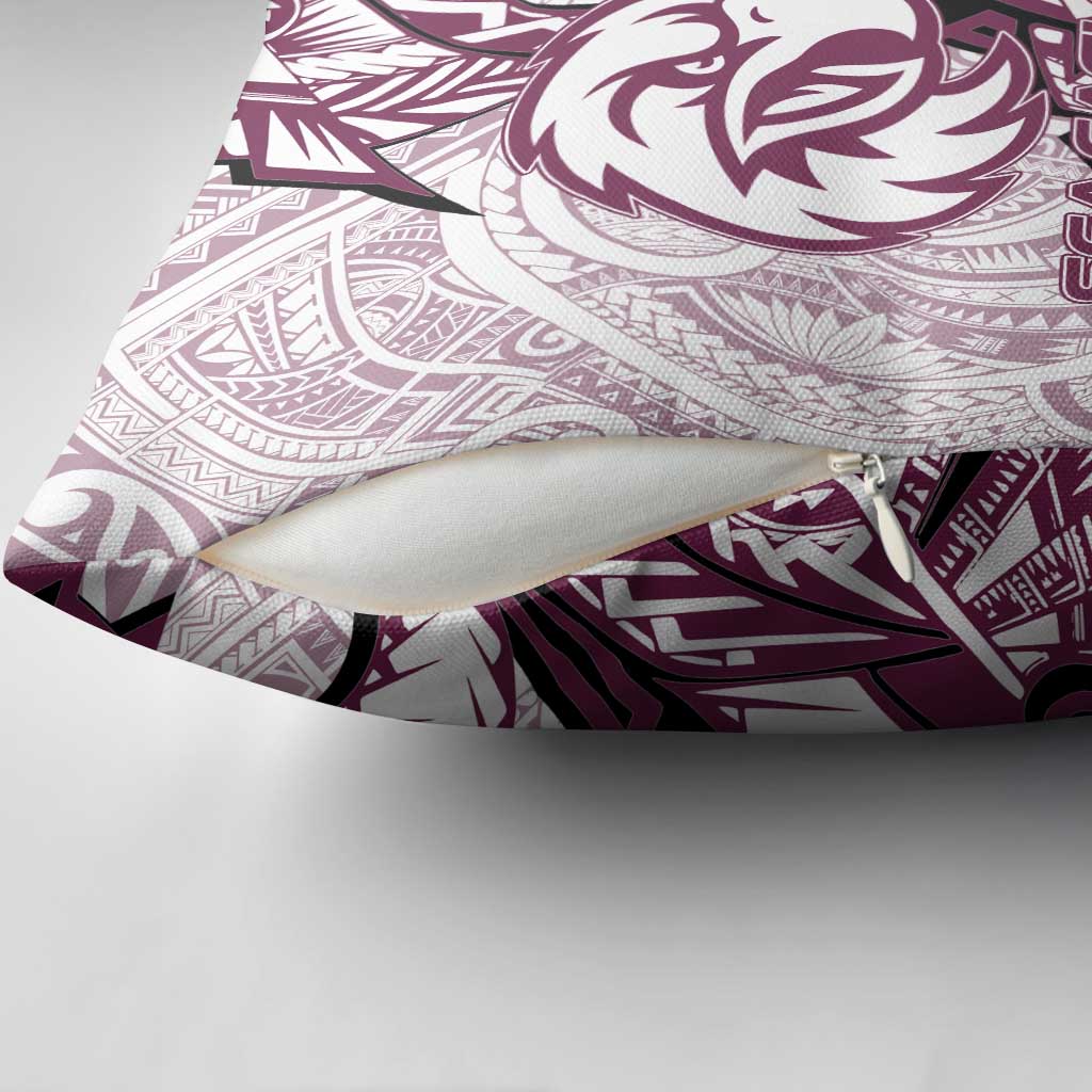 Sea Eagles Pillow Cover Polynesian Tribal Tattoo Pacific Sport Art