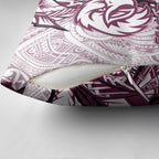 Sea Eagles Pillow Cover Polynesian Tribal Tattoo Pacific Sport Art