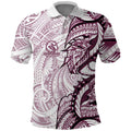 Sea Eagles Polo Shirt Polynesian Tribal Tattoo Pacific Sport Art