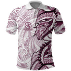 Sea Eagles Polo Shirt Polynesian Tribal Tattoo Pacific Sport Art