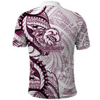 Sea Eagles Polo Shirt Polynesian Tribal Tattoo Pacific Sport Art
