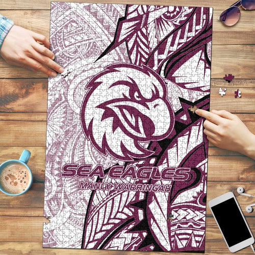 Sea Eagles Puzzle Polynesian Tribal Tattoo Pacific Sport Art