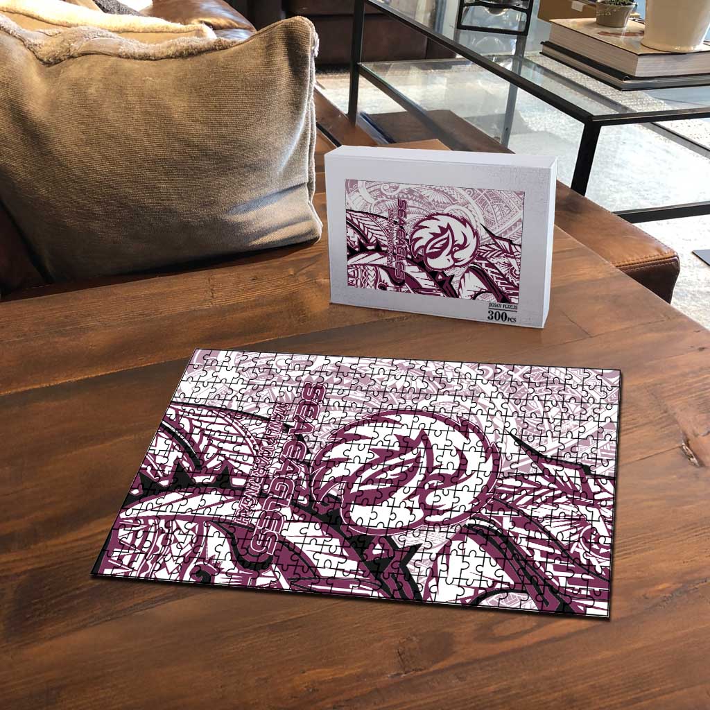Sea Eagles Puzzle Polynesian Tribal Tattoo Pacific Sport Art