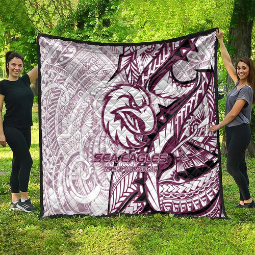 Sea Eagles Quilt Polynesian Tribal Tattoo Pacific Sport Art
