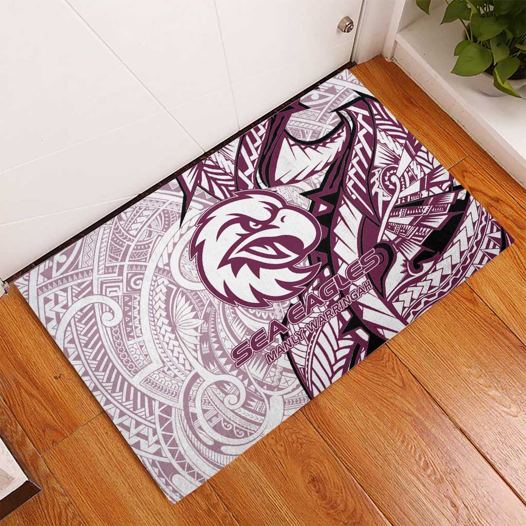 Sea Eagles Rubber Doormat Polynesian Tribal Tattoo Pacific Sport Art