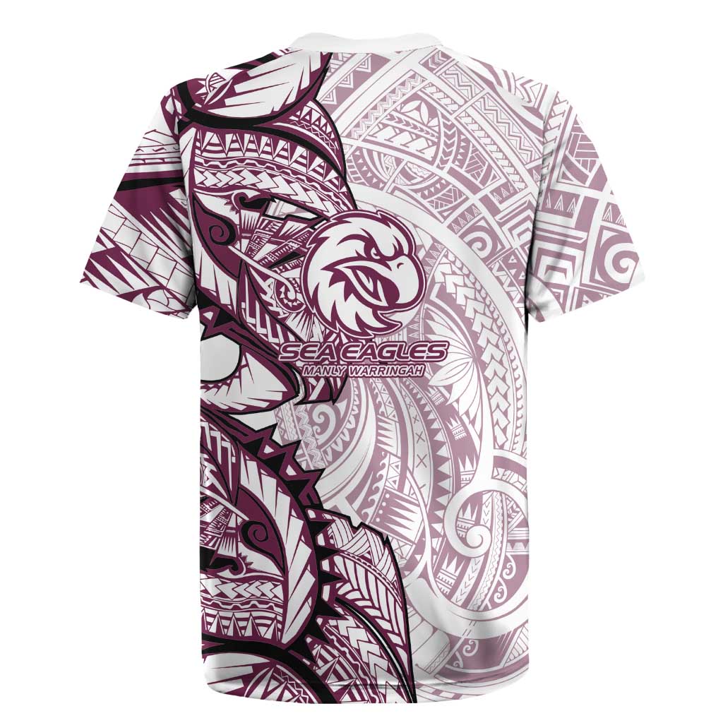 Sea Eagles Rugby Jersey Polynesian Tribal Tattoo Pacific Sport Art
