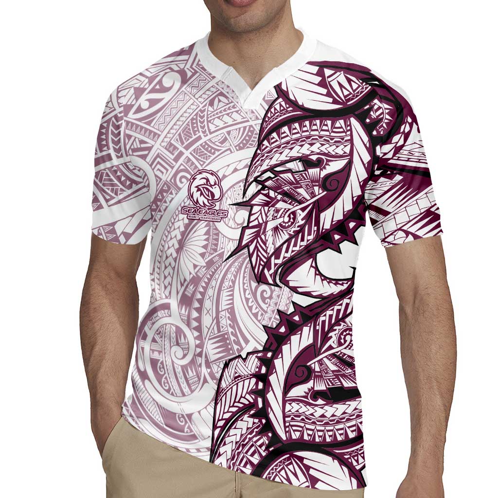 Sea Eagles Rugby Jersey Polynesian Tribal Tattoo Pacific Sport Art