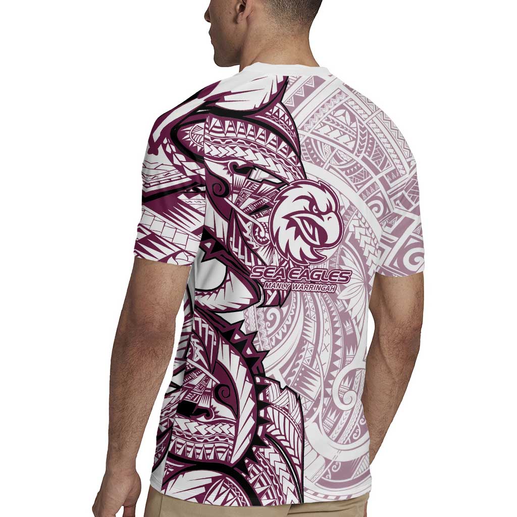 Sea Eagles Rugby Jersey Polynesian Tribal Tattoo Pacific Sport Art