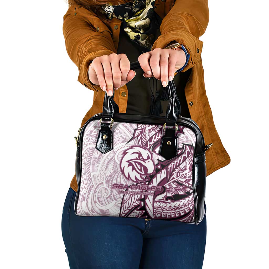 Sea Eagles Shoulder Handbag Polynesian Tribal Tattoo Pacific Sport Art