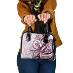 Sea Eagles Shoulder Handbag Polynesian Tribal Tattoo Pacific Sport Art
