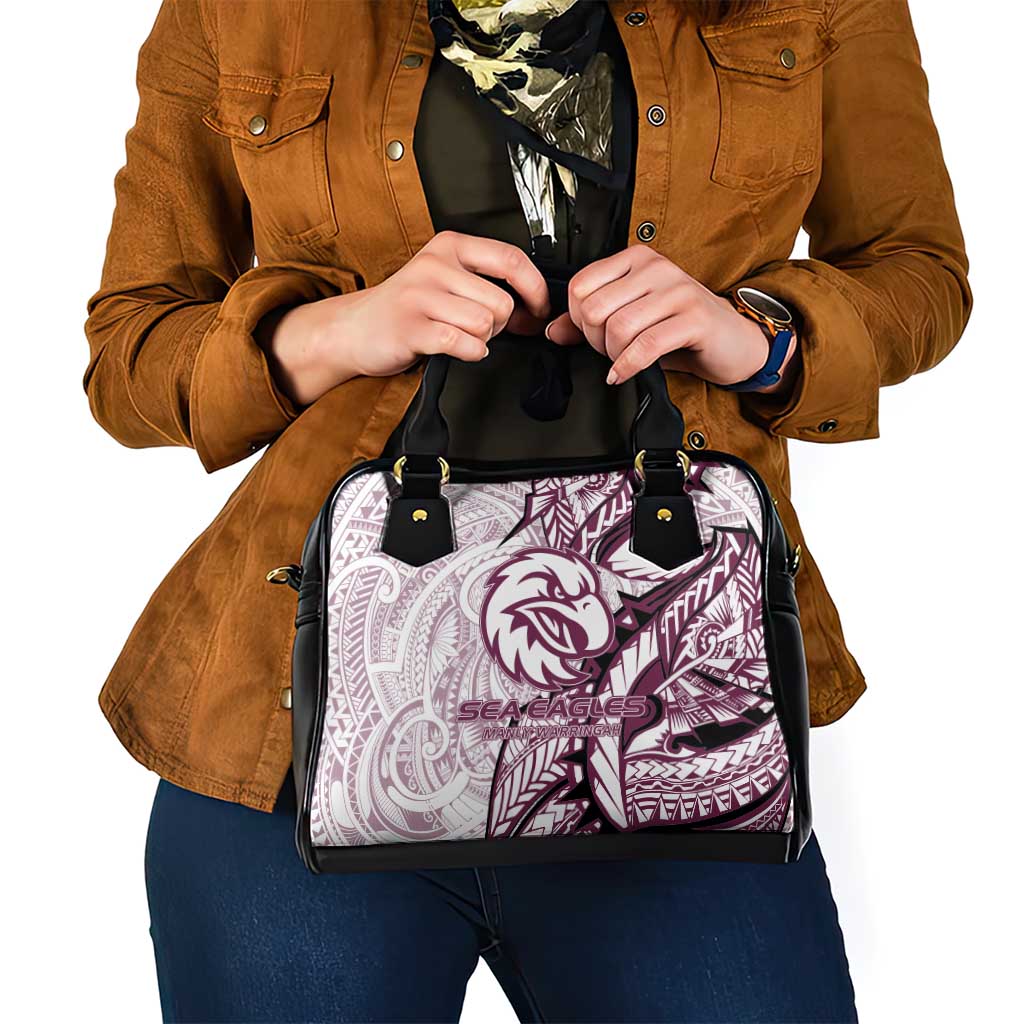 Sea Eagles Shoulder Handbag Polynesian Tribal Tattoo Pacific Sport Art