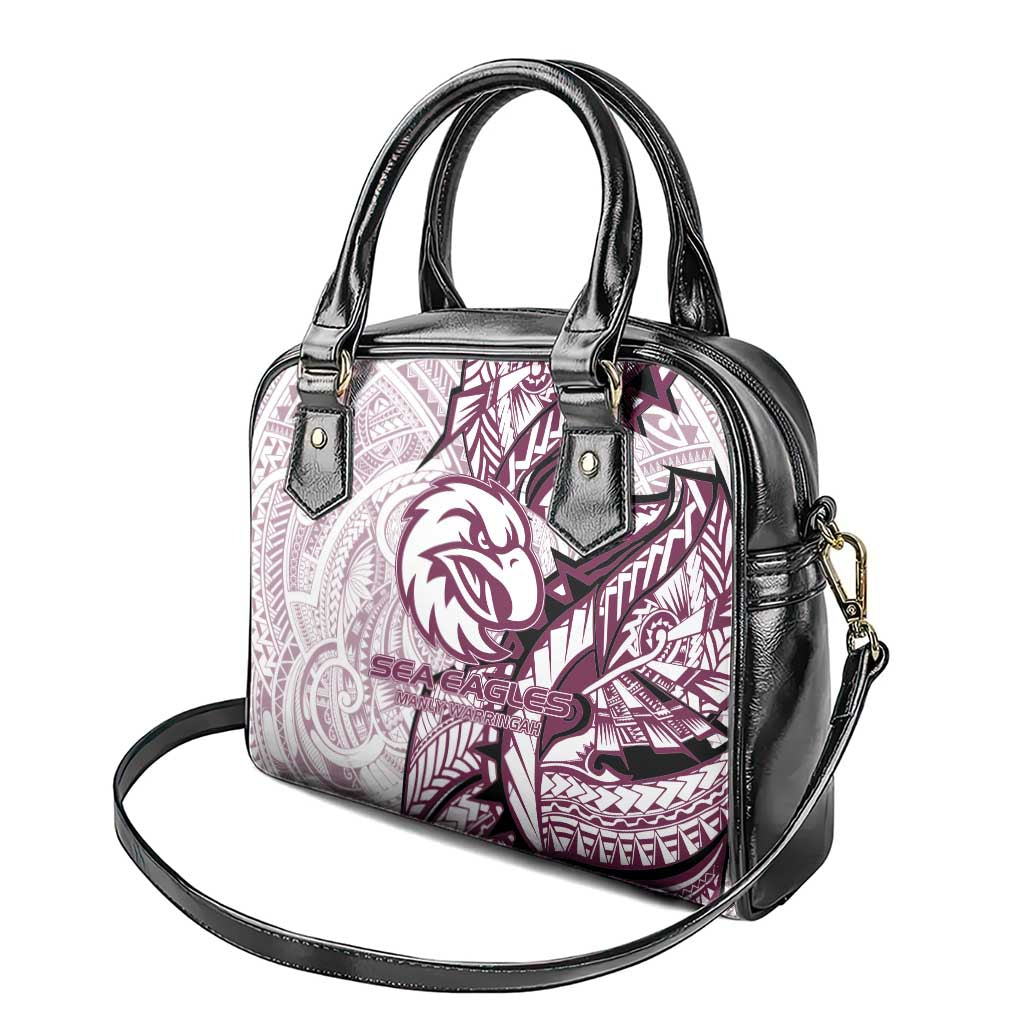 Sea Eagles Shoulder Handbag Polynesian Tribal Tattoo Pacific Sport Art