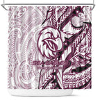 Sea Eagles Shower Curtain Polynesian Tribal Tattoo Pacific Sport Art