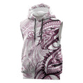 Sea Eagles Sleeveless Hoodie Polynesian Tribal Tattoo Pacific Sport Art