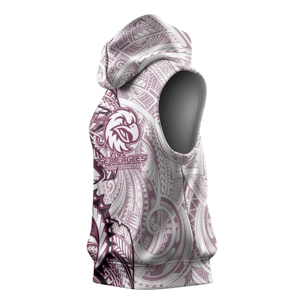 Sea Eagles Sleeveless Hoodie Polynesian Tribal Tattoo Pacific Sport Art