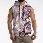 Sea Eagles Sleeveless Hoodie Polynesian Tribal Tattoo Pacific Sport Art