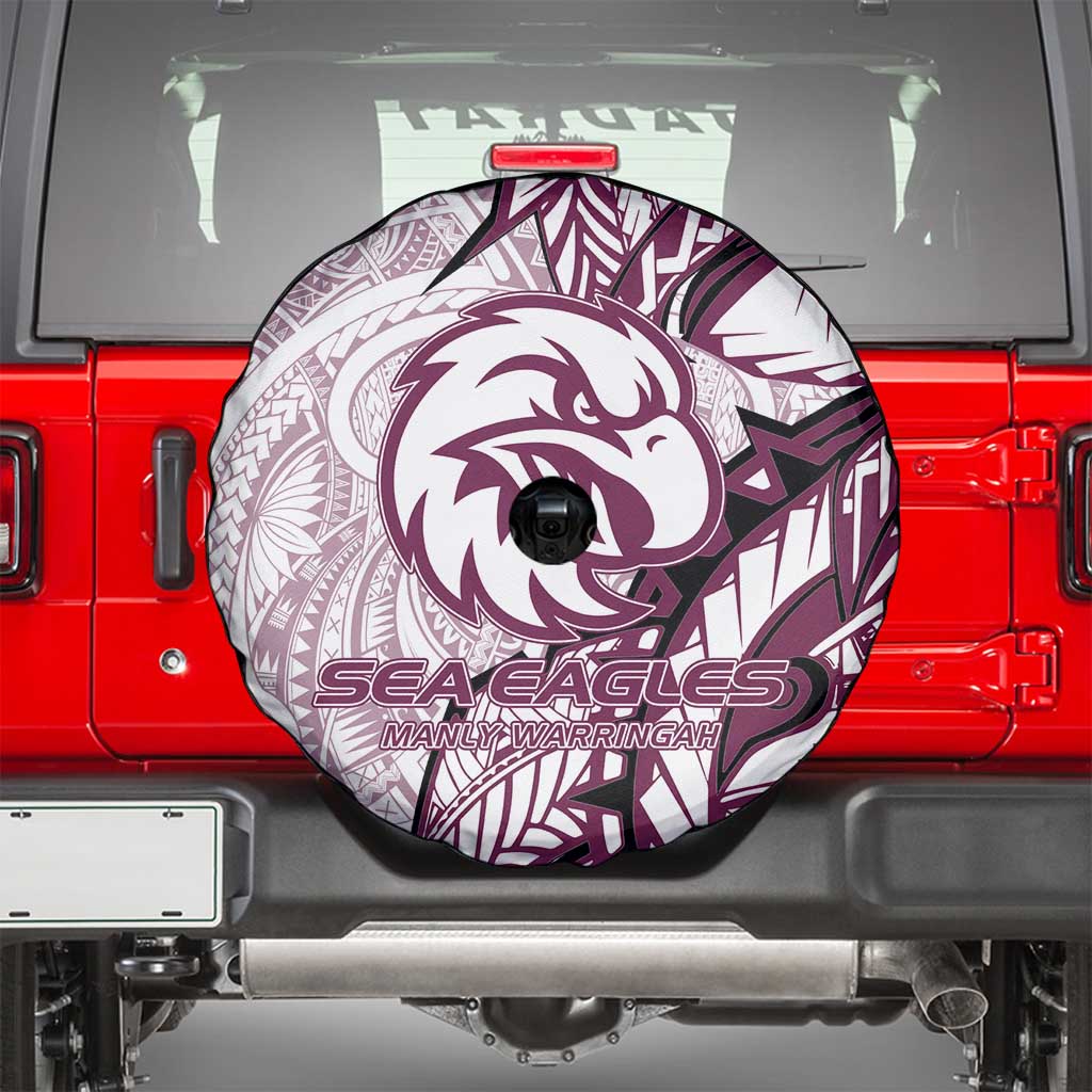 Sea Eagles Spare Tire Cover Polynesian Tribal Tattoo Pacific Sport Art