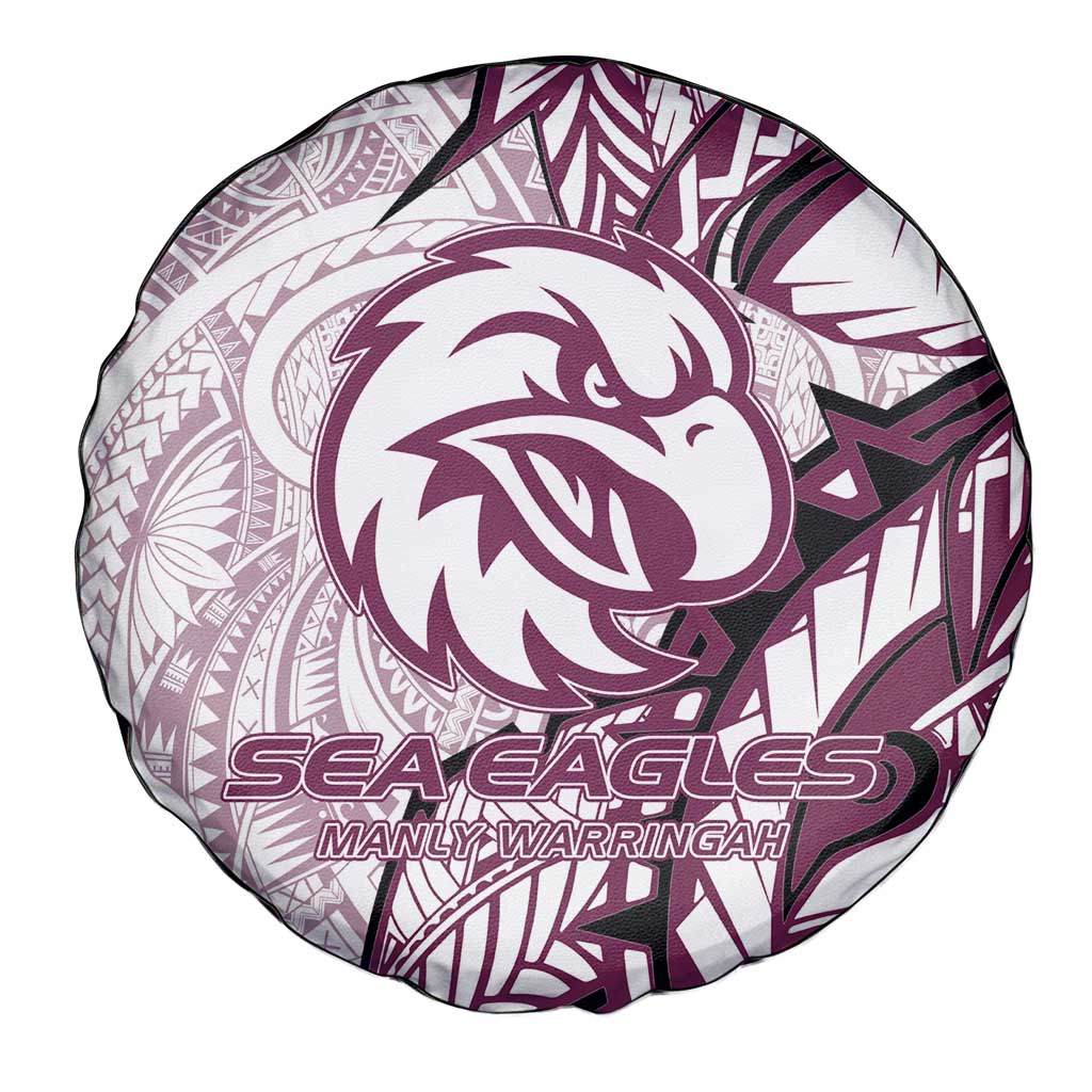 Sea Eagles Spare Tire Cover Polynesian Tribal Tattoo Pacific Sport Art