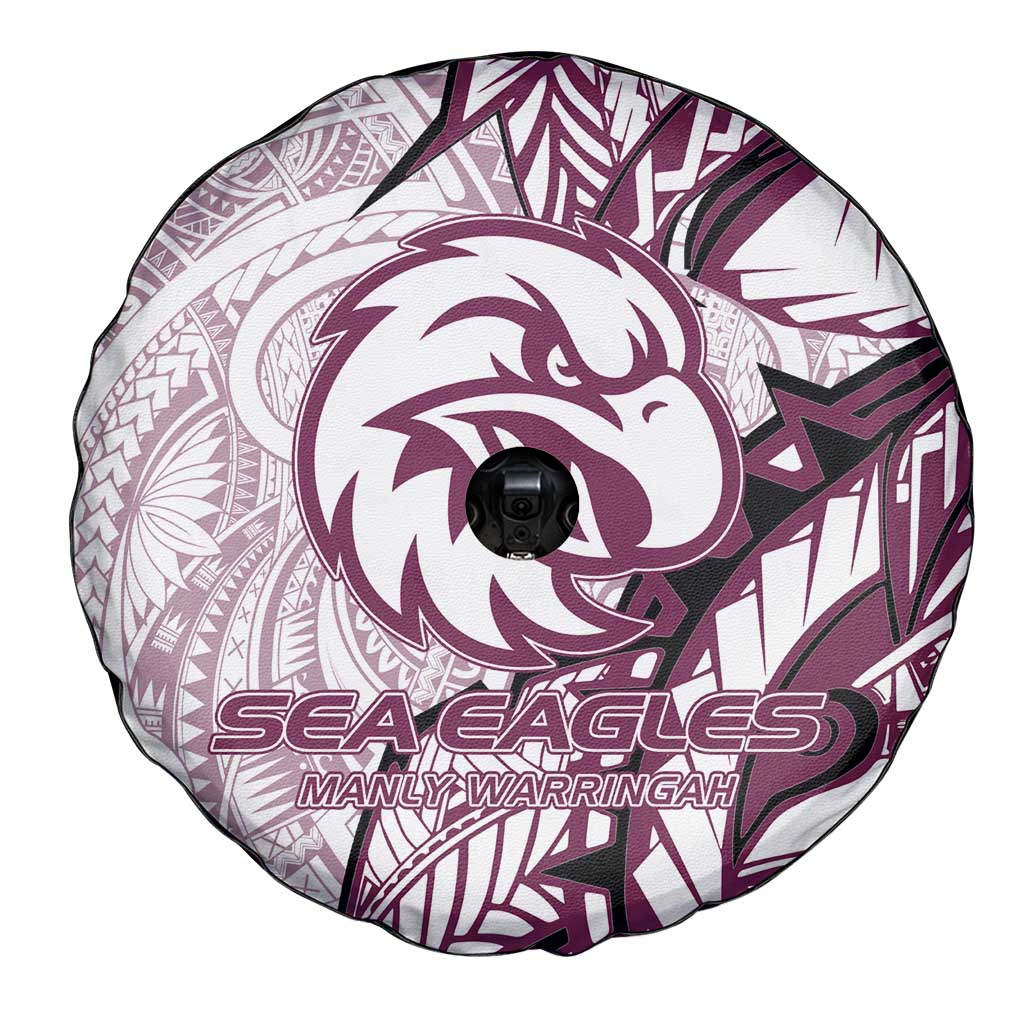 Sea Eagles Spare Tire Cover Polynesian Tribal Tattoo Pacific Sport Art