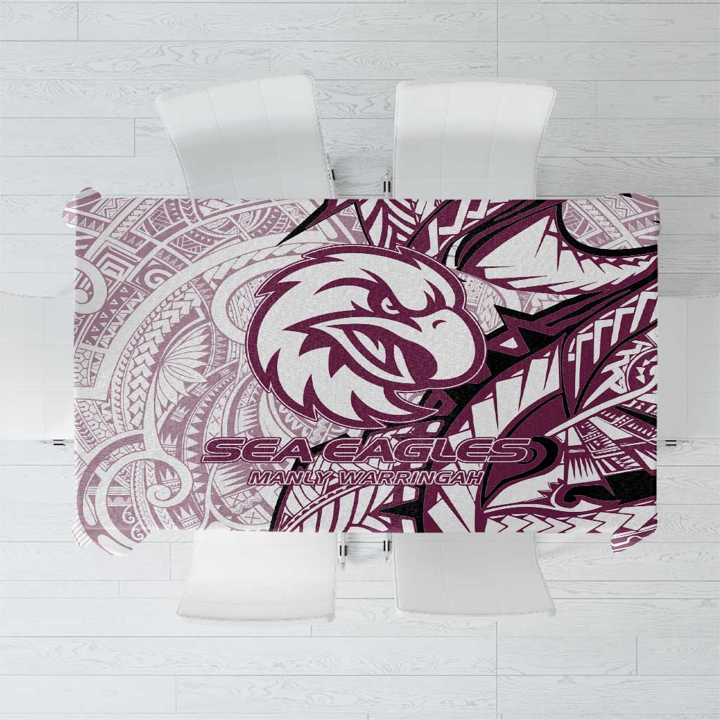 Sea Eagles Tablecloth Polynesian Tribal Tattoo Pacific Sport Art