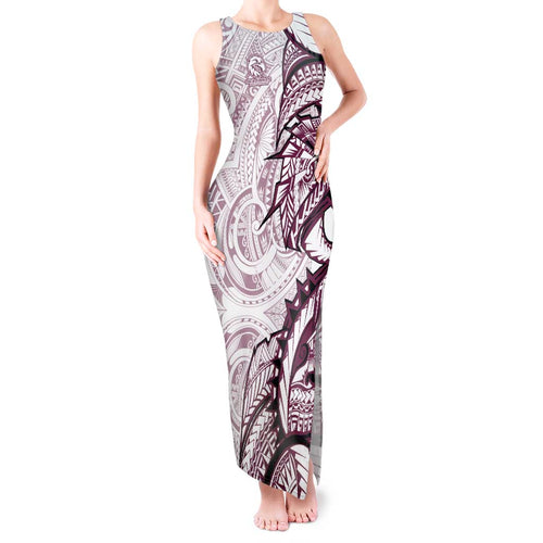 Sea Eagles Tank Maxi Dress Polynesian Tribal Tattoo Pacific Sport Art