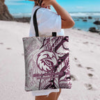 Sea Eagles Tote Bag Polynesian Tribal Tattoo Pacific Sport Art