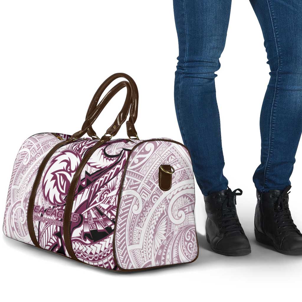 Sea Eagles Travel Bag Polynesian Tribal Tattoo Pacific Sport Art